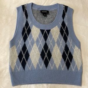 Argyle Monkl sweater vest